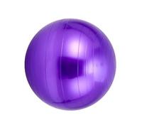 SENRISE Gym Ball, Anti-Slip Large Exercise Balance Balls with Pump for Yoga, Pilates, Fitness, Pregnancy & Labour - Purple, 85CM Diameter