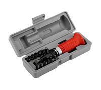 SENRISE Impact Screwdriver Set 14PCS 1/4" Impact Driver Bit Set Slotted, Phillips & Hex with Soft-Grip for Home and Professional Repairs