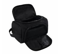 SENRISE Large Capacity Pencil Case, Multifunctional Storage Bag Waterproof Oxford Pen Pouch Stationery Organizer for Girls Boys Teens Students (Black)