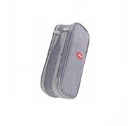 SENRISE Large Pencil Case, Big Capacity Pencil Pouch Bag with Compartment, Stationery Organizers Pen Bag for Boys Girls Teen College Students (Grey)