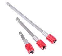 SENRISE Screwdriver Bit Holder 3PCS 1/4" Hex Shank Magnetic Drill Bits Quick Release Drill Bit Extension Set for Power Drill Screwdriver (60,100,150mm)