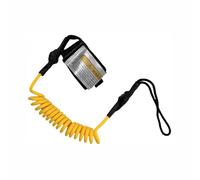 SENRISE Surf SUP Board Leash, TPU Surfboard Leash Paddle Board Ankle Strap for All Water Sport Surfboard (Yellow)