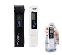 SENRISE Water Test Pen, Water Quality Test Meter Digital Electric TDS-3 Hydroponics Water Purity Test Pen Temperature Meter, Quality Monitoring for Pool, Hydroponics, Aquarium Water, Filters