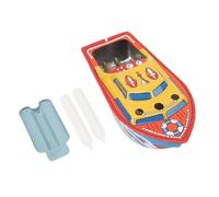 Senrusa Candle Boat Toys Vintage Nostalgia Candle Boat Ornament Exquisite Craftsmanship Iron Boat Toys for Party Birthday