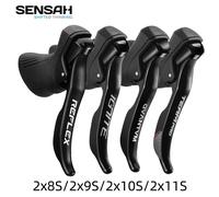 SENSAH IGNITE Road Bike Shifters 2x8 2x9 2x10 Speed Brake Lever 16/18/20 Speed Bicycle Derailleur For Shimano Sora Tiagra Claris 2X7