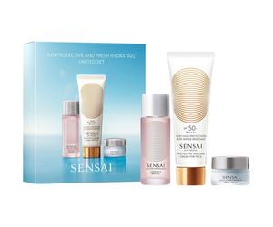SENSAI Make-up Silky-BronzeLimited SetSun Protective And Fresh Hydrating Silky Bronze Protective Cream SPF 50+ 50 ml + Cellular Performance Lotion II 20 ml + Cellular Performance Fresh Cream 8 ml