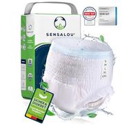 Sensalou Incontinence Nappy Panties Size S - Test Pack of 2 for Teenagers and Young Adults - Absorbent Nappies Pants - Protective Trousers Women Men Day Night