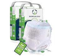 Sensalou Incontinence Pants for Adults S 44 Pack - Disposable Pull Up Diapers for Heavy Bladder Leaks - Maximum Absorbent Underwear for Men & Women - Small Size 70-110 cm Waist - 2550ml Capacity