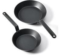 SENSARTE Nonstick Frying Pan Set 2-Piece, Oven Safe Skillets with Swiss Coating, Induction Compatible Chef Pan Set, Dishwasher Safe Cooking Pans, PFOA PFOS Free, 8 and 10 Inch