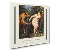 Sensation And Sensuality By Peter Paul Rubens Canvas Print | Gallery Wrapped 30mm Frame Wall Art | 14x14 inches | Ready to Hang | Classic Picture | Living Room Bedroom Lounge Office