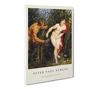 Sensation And Sensuality By Peter Paul Rubens Canvas Print | Gallery Wrapped 30mm Frame Wall Art | 20x14 inches | Ready to Hang | Classic Picture | Living Room Bedroom Lounge Office
