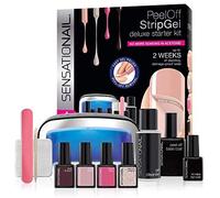 Sensationail Deluxe Stripgel Starter Kit - includes 4 x Full Size Gel Polishes