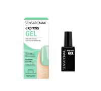 Sensationail Express Gel Nail Polish - At Home Gel Quick-Cure Polish - Glossy Long-Lasting No Dry Time - Lasts Up to 10 Days - Ocean Front - 10
