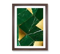 Sensational Abstract Art No.4 Framed Print | A3 Walnut Framed Wall Art | Ready to Hang | Abstract Fantasy Picture | Living Room Bedroom Lounge Office