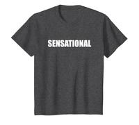 Sensational T-Shirt, Kids, Dark Heather Grey, 4 Years
