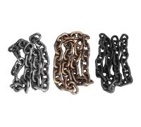 Sensationally Funny Pet Lead - Durable Plastic Simulated Iron Chain Leash For Dogs & Cats Perfect Daily Walks Halloween Accessories(Black L,200cm (78.7in))