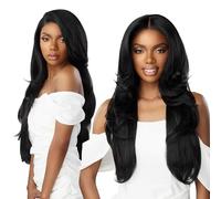 Sensationnel Bare Luxe Lace Glueless Lace Wig - 13X6 Unit 7 (Color:1B OFF BLACK)