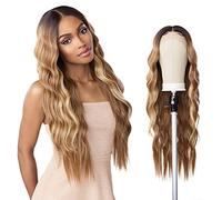 Sensationnel Butta Lace Front Wigs - Butta unit 29 extra wide 5 inch deep part synthetic wig preplucked hairline HD lace with Babyhair - Butta unit 29 (FLAMBOYAGEBLONDE)