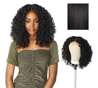 Sensationnel Butta lace front wigs - butta unit 5 glueless extra wide 5 inch deep part synthetic wig preplucked hairline hd lace with babyhair - Butta unit 5 (1B OFFBLACK)