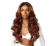 Sensationnel Butta Lace Wig Pre Cut Glueless Extra Wide 5 Inch Deep Parting Synthetic Pre Tinned Small Knot Hairline (BALAYAGECHOCOLATE)