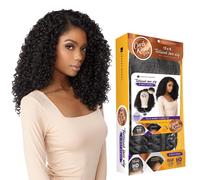 Sensationnel Curls kinksandco kinkyedges wig - kinky curly 18 inch 13x6 lace frontal natural kinkytexture edged hairline for natural 3c to 4c hair tex
