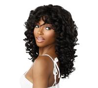 Sensationnel Dashly wig - unit 20 non lace cap ready to wear ear to ear lacepart synthetic (1B OFFBLACK)