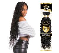 Sensationnel Human Hair Weave Empire Water Wave Bulk 22" (Color:1B OFF BLACK)