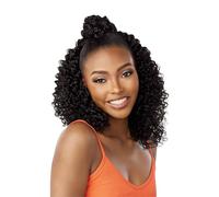Sensationnel Lulutress Crochet Braiding Hair, 2 x Wispy Curl 3b Premade DIY All Kanekalon Synthetic Locs Twists (1 Pack, 1B Offblack)