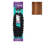Sensationnel PremToo Bulk Weaving - 2 x Water Wave Human Hair Blend for Boho, Knotless Box or Curly Loose Wave Styles - 1 Pack (18 inch, S27/30)
