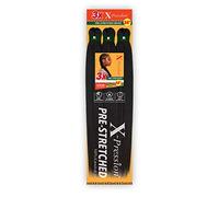 Sensationnel Sensationnal Braids Xpression 3X Pre-Stretched Braid 58 Inch (Pack of 5, 1) Jet Black 1