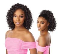 Sensationnel Synthetic Instant Weave Half Wig Drawstring - IWD 14 (Color:1 JET BLACK)