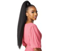 Sensationnel Synthetic Ponytail Instant Pony Wrap KINKY STRAIGHT 30" (1B)