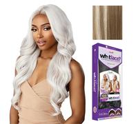 Sensationnel What Lace 13X6 Wigs - Deyla Lacefrontal Hand Tied Glueless Synthetic With Natural Density Preplucked Hairline (BALAYAGELIGHTASHBLONDE)