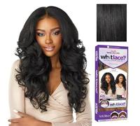 Sensationnel What lace 13x6 wigs - latisha synthetic wig cloud 9 with preplucked hairline hd lace - Whatlace Latisha (1 JETBLACK)