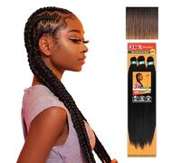 Sensationnel X-pression prestretched braiding hair - 3x braid 58 inch all kanekalon flame retardant synthetic braid for box braids and twists (2 pack, 3T2/30/27)