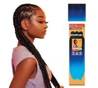 Sensationnel X-Pression Prestretched Braids-3X 58in,3pk 3T1B/DBLUE/LBLUE