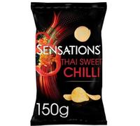 Sensations Crisps - Thai Sweet Chilli 150g (Pack Of 6) Delicious Tasty Treat Perfect For Sharing With Friends And Family