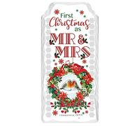 Sensations First Christmas as Mr & Mrs Plaque Keepsake