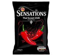 Sensations Thai Sweet Chilli Crisps 150g - Pack of 6