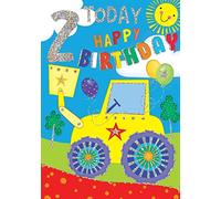Sensations / Xpress Yourself Boys you're 2 Today Happy Birthday Card, 13.5 x 19.5 cm