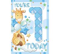 Sensations / Xpress Yourself You're 1 Today Birthday Card, 19.5cm x 13.5 cm