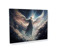 Sense Canvas Angel Art Vast Angelic Creation 18 Canvas Art - Home Decor Wall Art Print Poster Painting Medium 24x18 / 0.75" (60x45cm / 2cm)