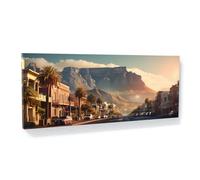 Sense Canvas Cape Town City 84 Canvas Art - Home Decor Wall Art Print Poster Painting X-Large 60x24 / 1.5"