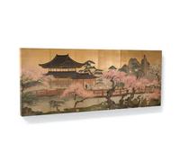 Sense Canvas Japanese Castle Moat 40 Canvas Art - Home Decor Wall Art Print Poster Painting X-Large 60x24 / 1.5"