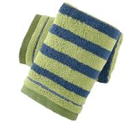 sense gnosis St Patrick's Day Hand Towel Set of 2 Soft 100% Cotton Green and Navy Striped Light Weight Hand Towels for Bathroom Highly Absorbent Quick Dry for Spa, Gym, Guest 13" X 29"