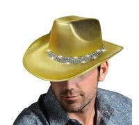 Sense Hat, S Senses Hat,Disco Bling Costume Cosplay Costume Outfit - Classic Role Play Cowboy Cowgirl Hat for Halloween Performance Role Play Stage