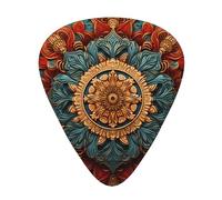 Sense of History Wreath Printed pick set - 12 pieces, thin, medium and thick guitar picks, suitable for guitar, bass, electric guitar and ukulele