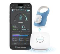 Sense-U Smart Sock Shoe 2 Long Range Baby Monitor with Base Station - Track Heart Rate & Sleep with Transmissive PPG Foot Sensor, for 1-18 Months
