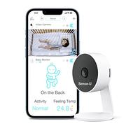 Sense-U Video Baby Monitor with 1080P HD WiFi Camera and Background Audio, Night Vision, 2-Way Talk, Motion Detection, Long Range & Free Smartphone App