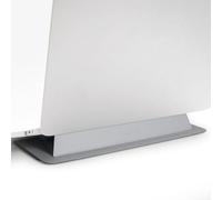 SenseAGE Laptop Stand for Desk, Office, Ergonomic Notebook Stand, Foldable & Portable Travel FlatStand, Lightweight, Anti-Slip, Compatible with MacBook Air, Pro, and Up to 15.4" Laptops (Silver)